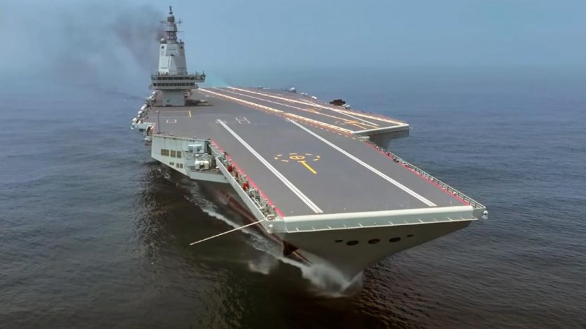 Китайский авианосец фуцзянь