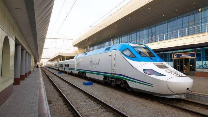 Узбекистан скоростной поезд афросиаб