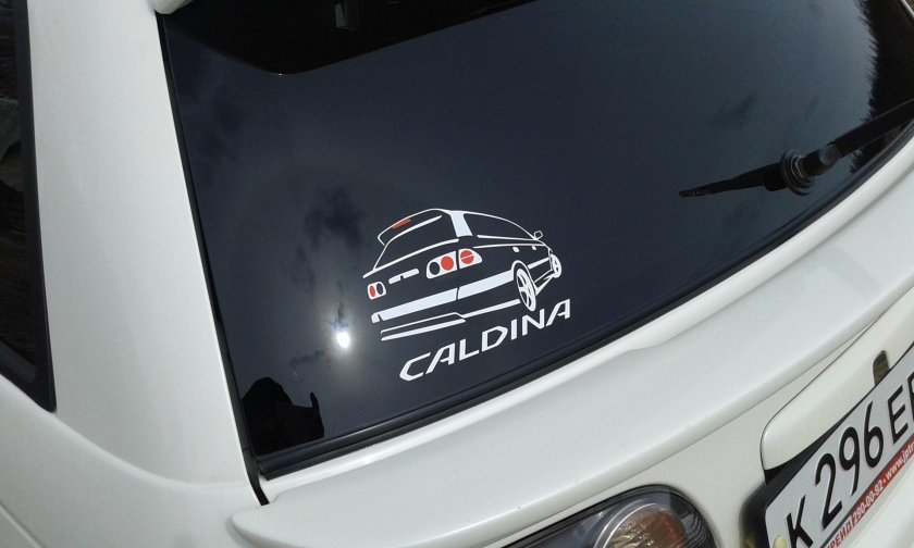 Наклейки Тойота Калдина