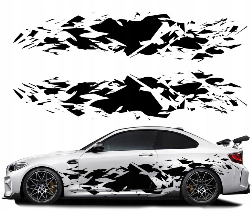 Наклейки на борт авто