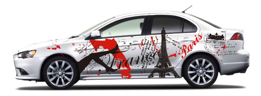 Наклейка на автомобиль