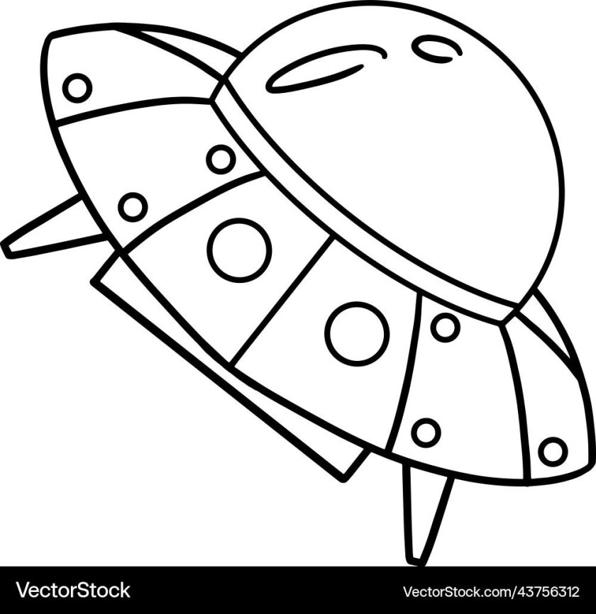 Космический корабль раскраска для детей