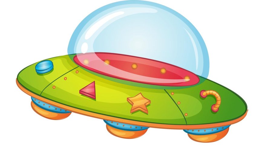 Космическая тарелка для детей