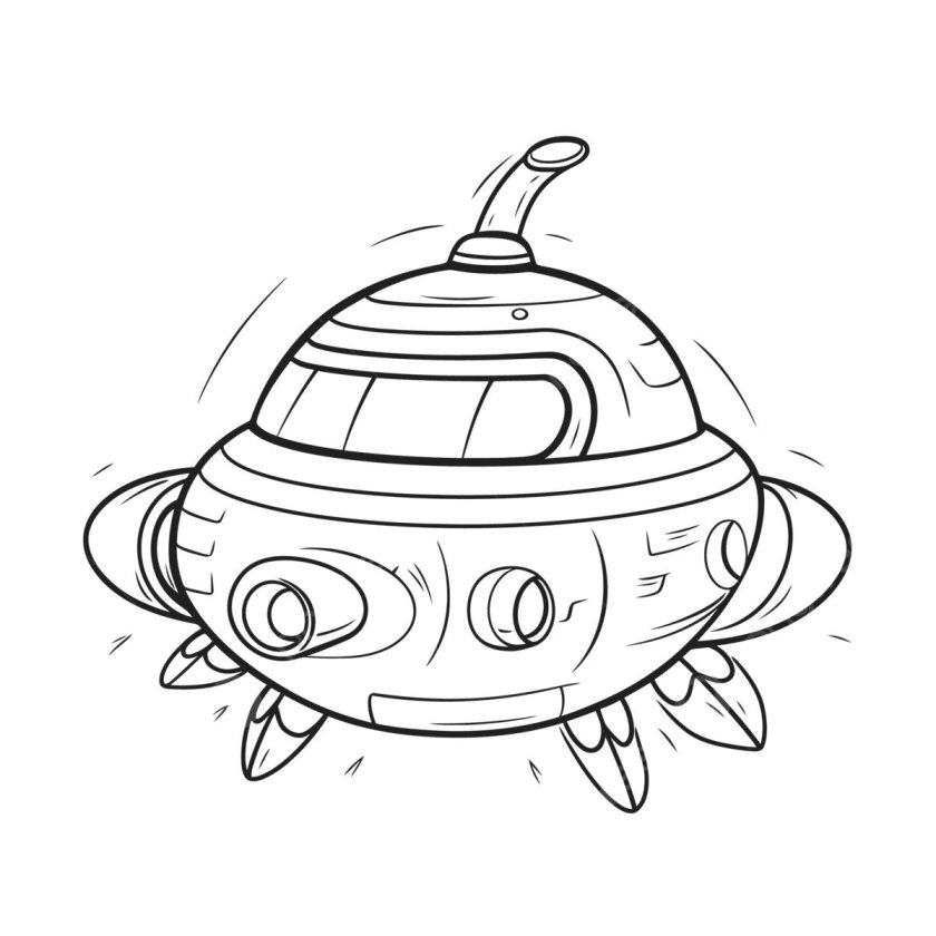 Космический корабль эскиз