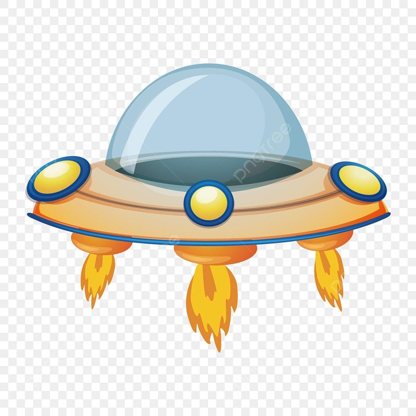 Космический корабль мультяшный