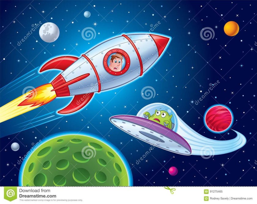 Космический корабль для детей