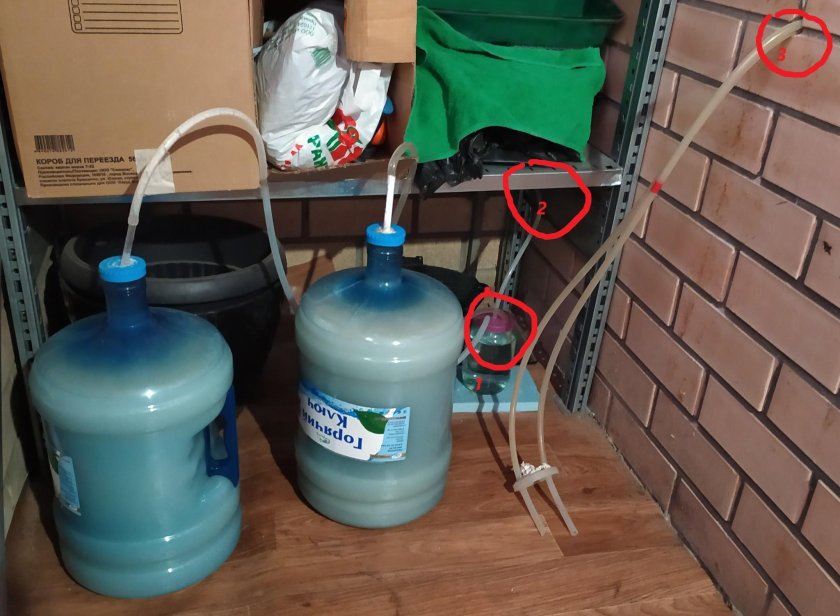 Самодельный фильтр для слива браги