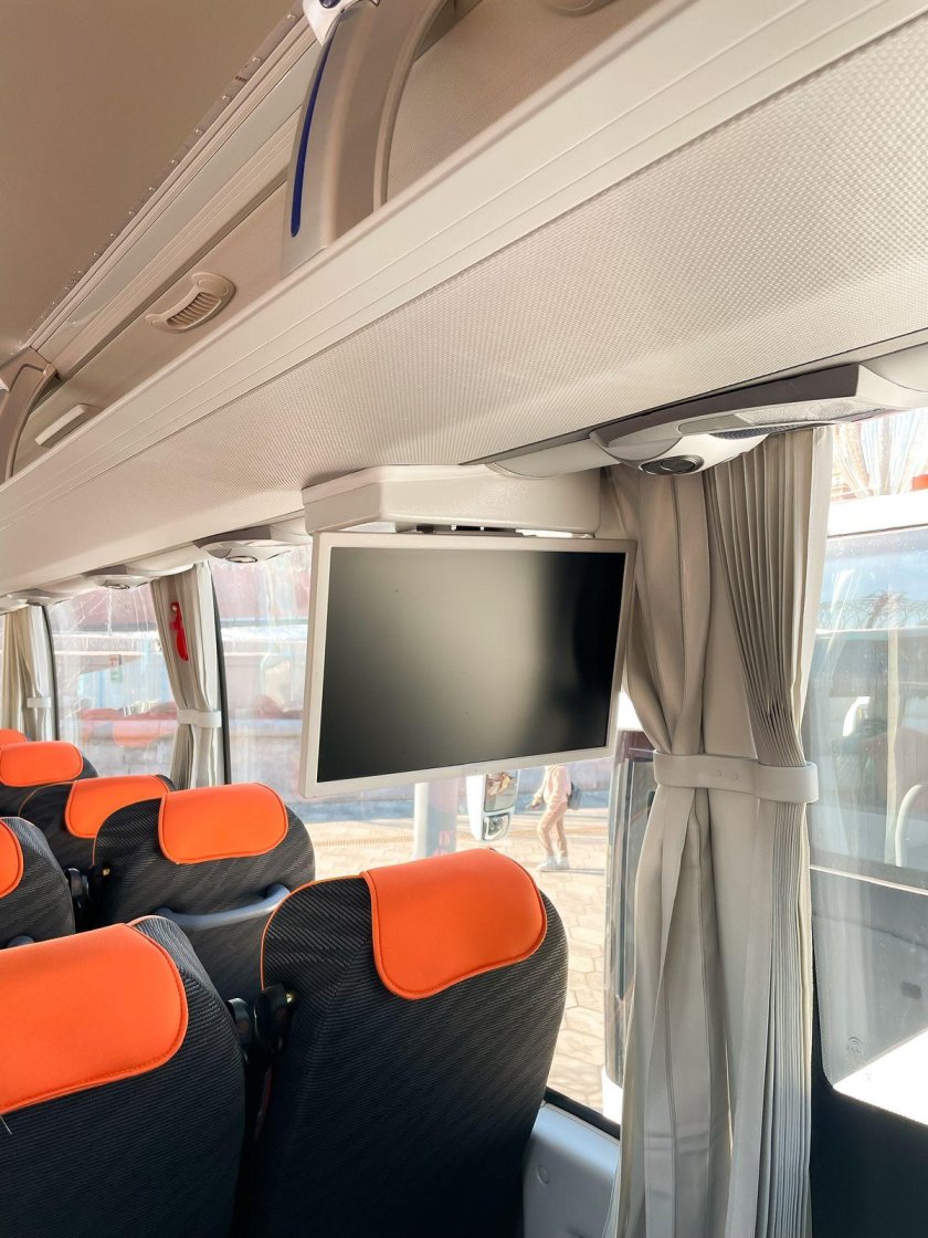 Туристический автобус салон