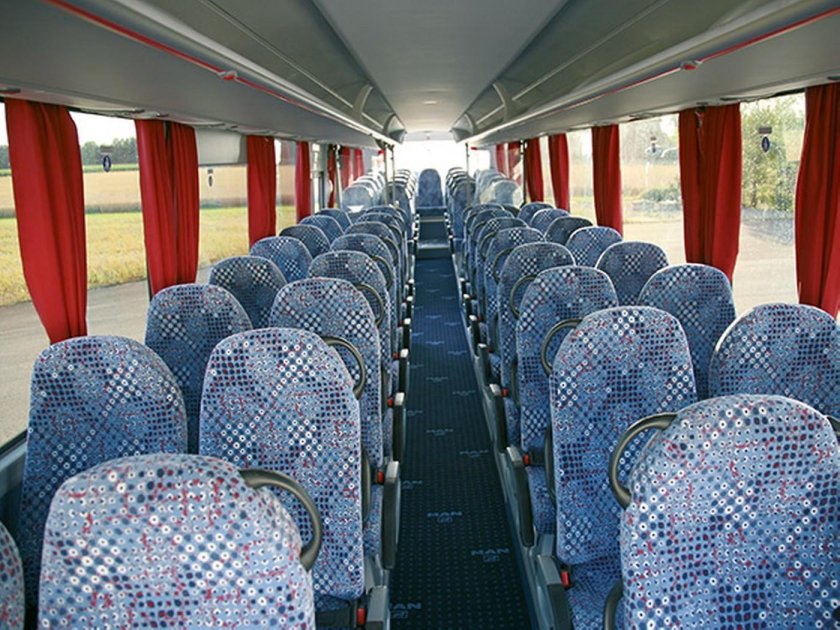 Ман Лион автобус салон