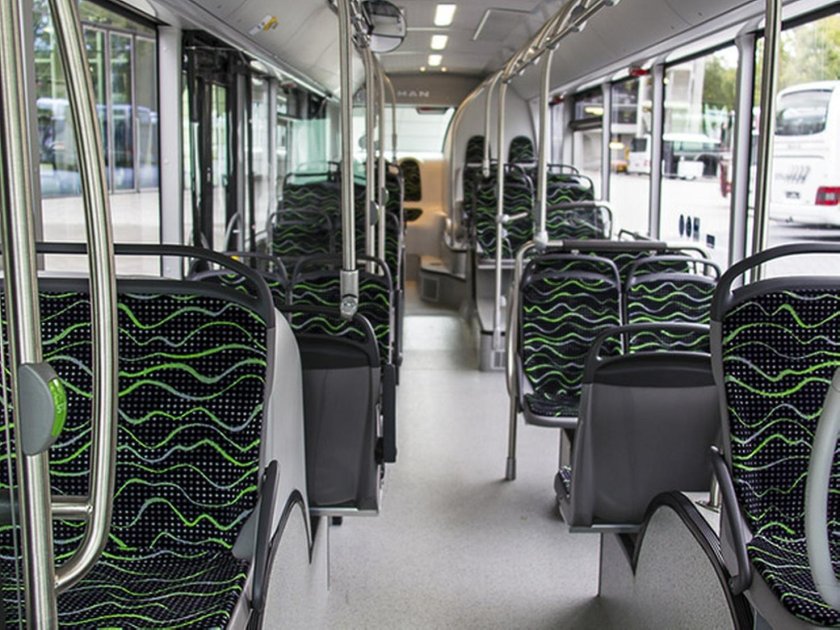 Ман Лион автобус салон