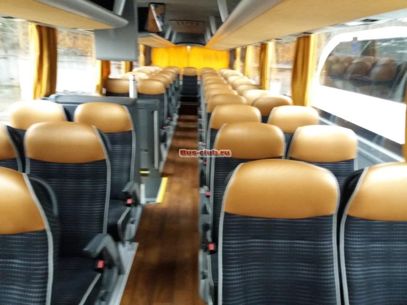 Автобус ман туристический внутри