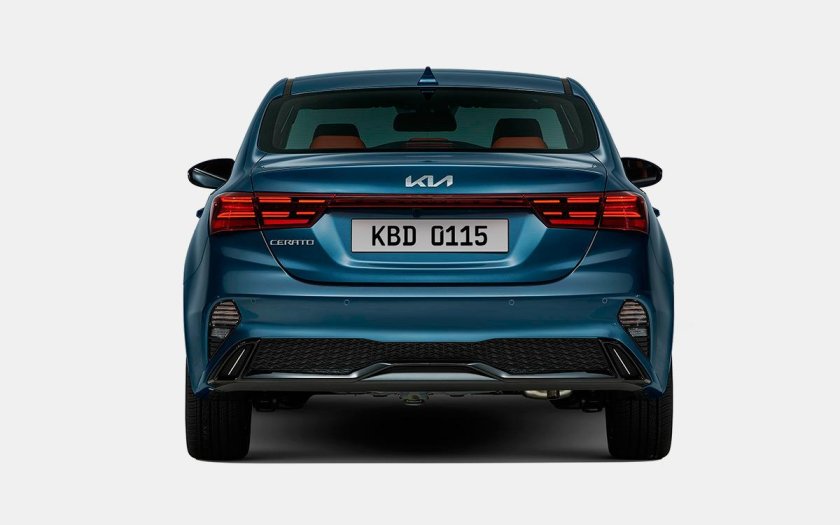Kia Cerato 2022 вид сзади