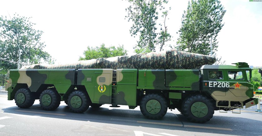 Китайская противокорабельная баллистическая ракета DF-21d