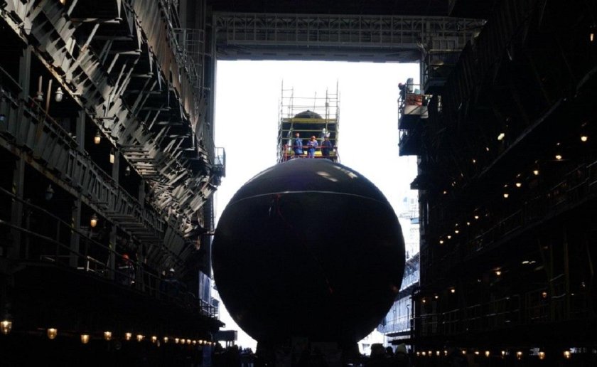 Спуск подводной лодки Адмиралтейские верфи