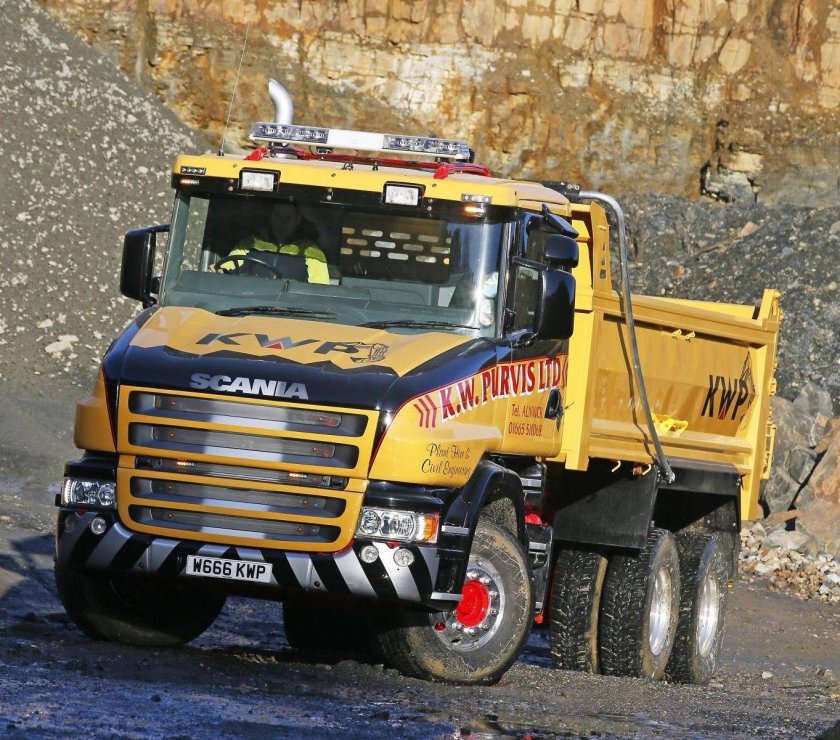 Скания карьерный самосвал