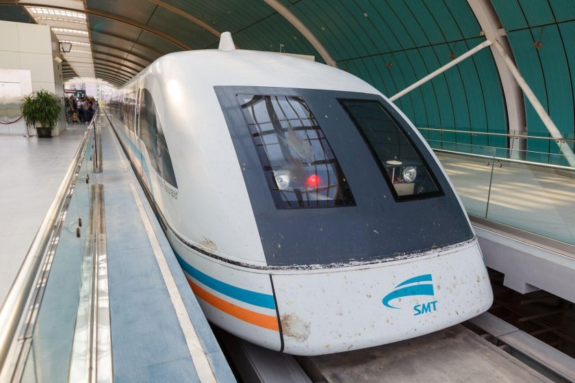 The shanghai maglev train