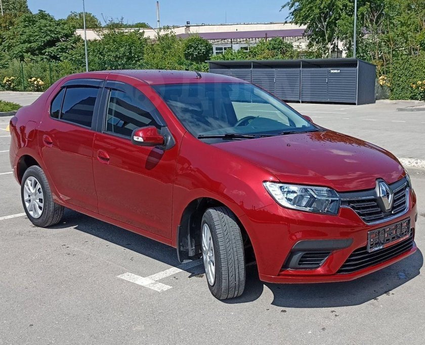 Рено логан 2 рестайлинг красный
