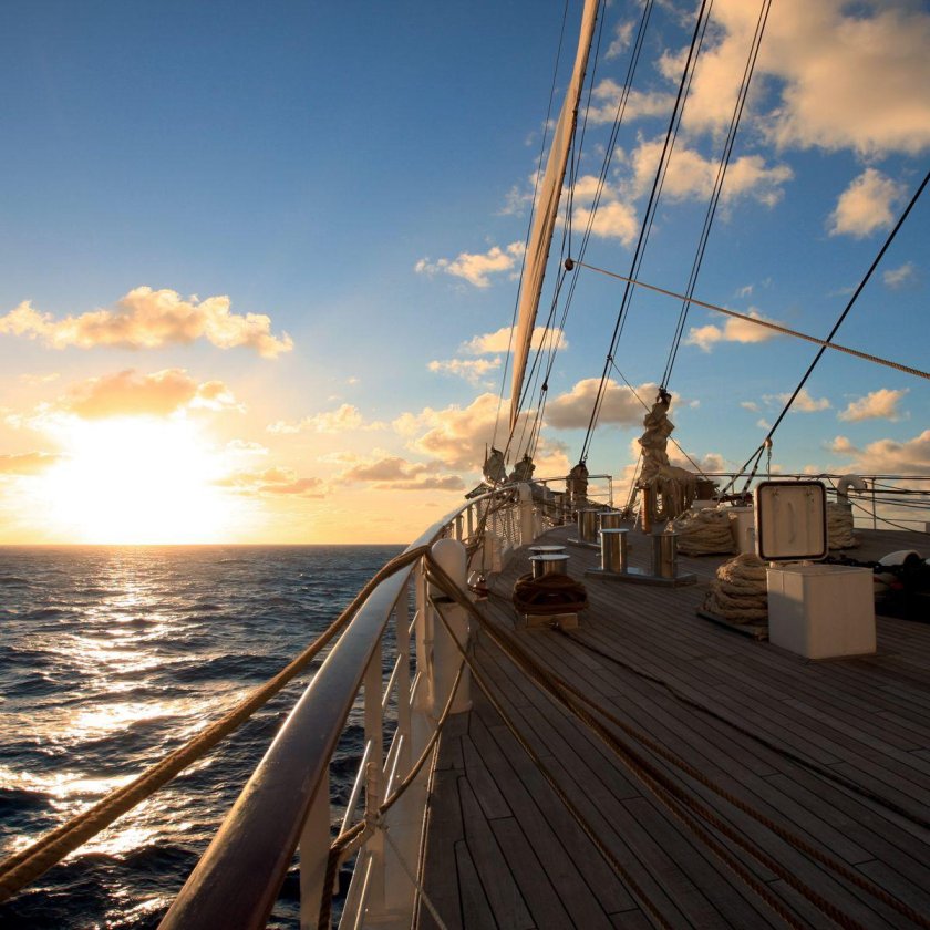 Крузенштерн Барк палуба