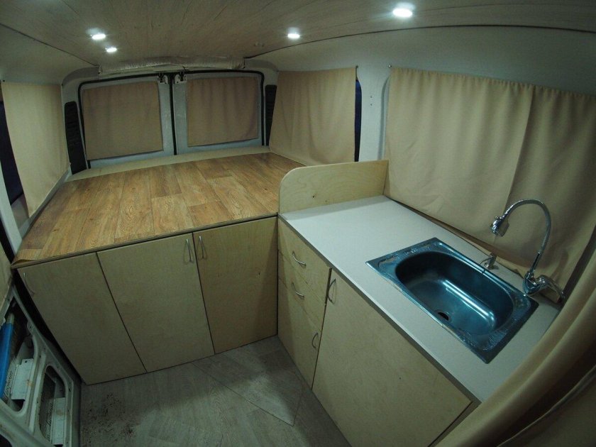 Автодом своими руками из фургона