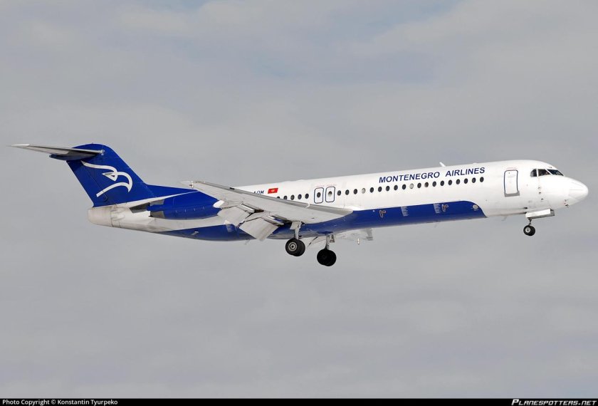 Montenegro Airlines парк самолетов
