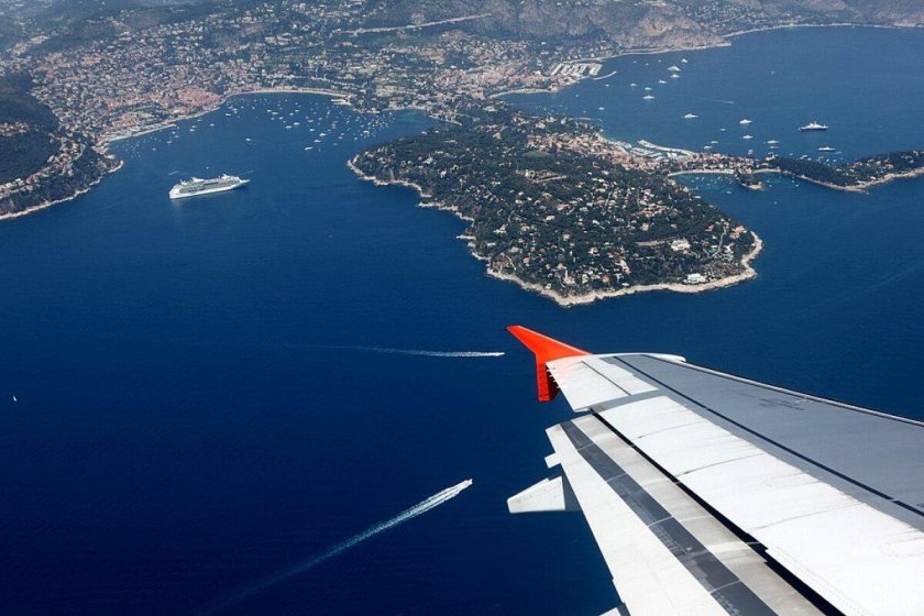 Крым вид с самолета