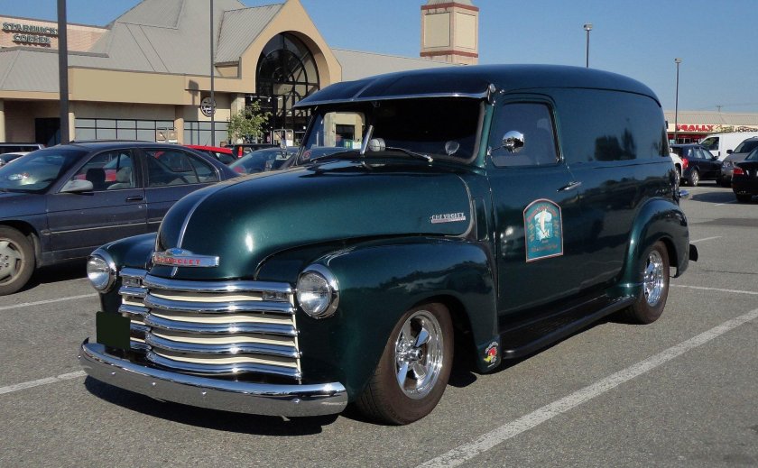 1948 classic chevy panel van