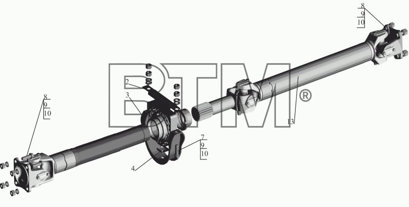 Вал карданный МАЗ 4370