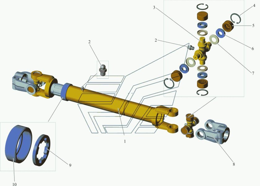 Крестовина карданного вала МАЗ 103