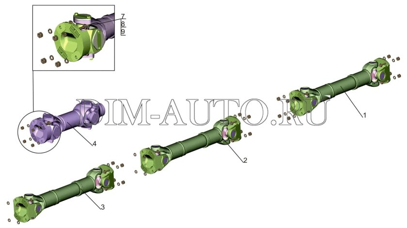 МАЗ 6517 карданы