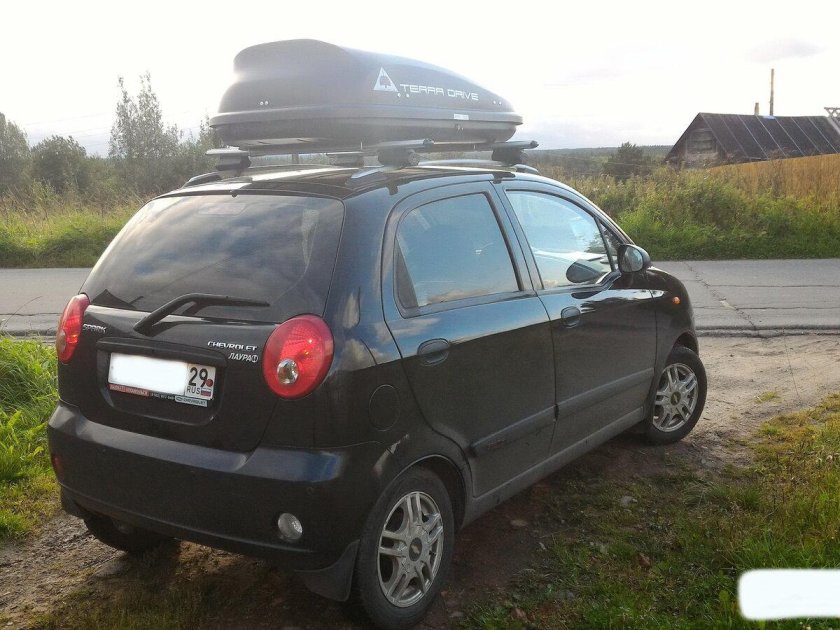 Chevrolet Spark 2007 багажник