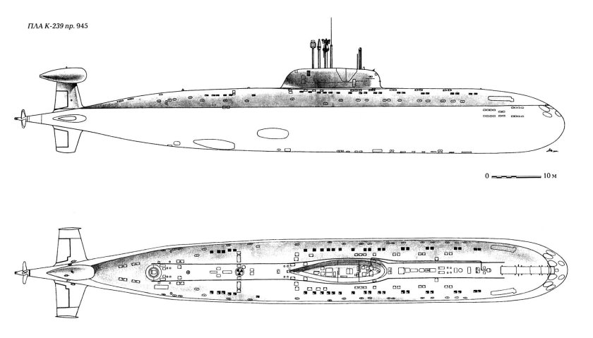 Подводная лодка 945 Барракуда