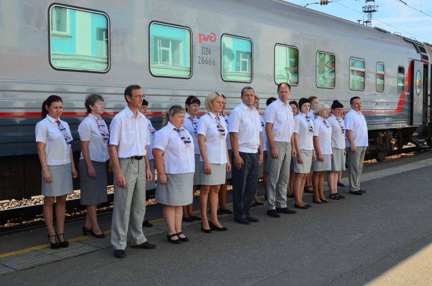 Проводники поезда Вятка