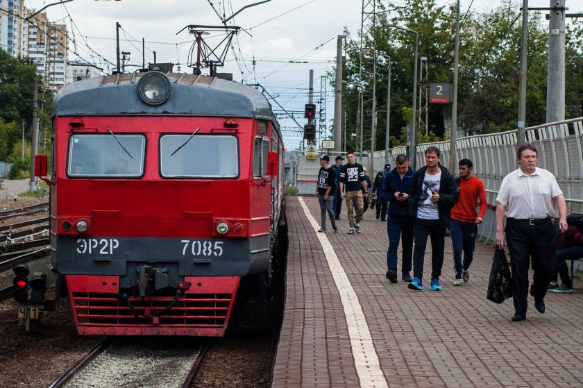 Коломна станция электрички