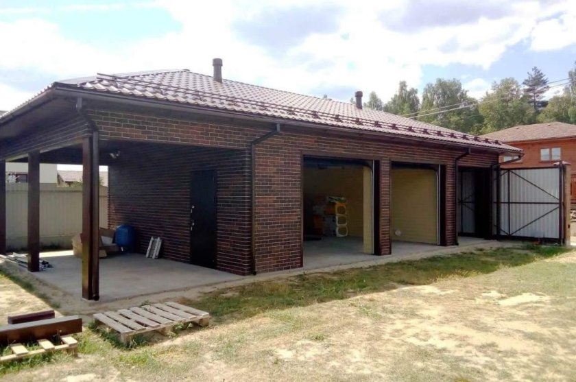 Красивый гараж