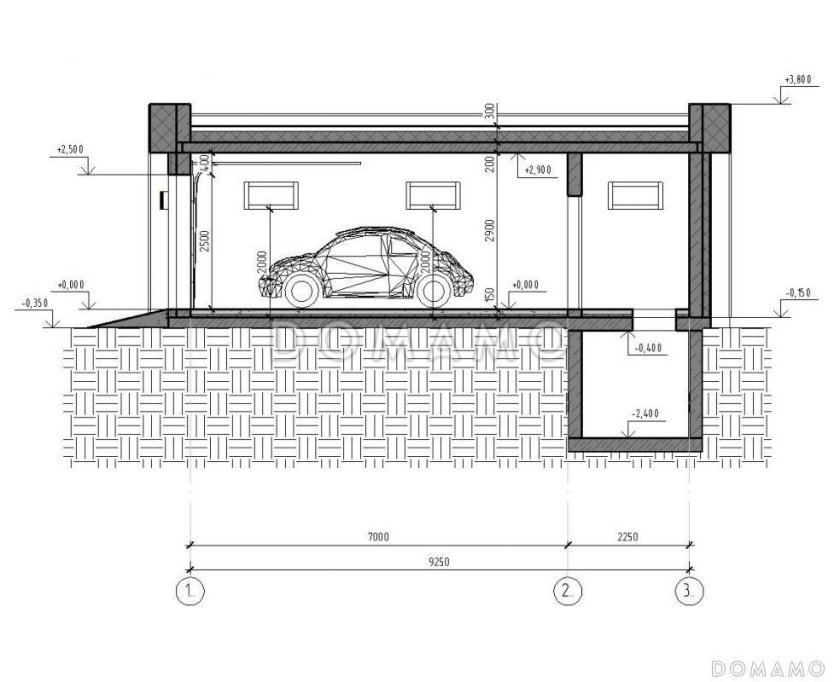 Проект гаража на 2 машины