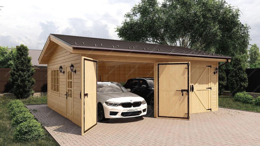 Гараж 5на7 две машины