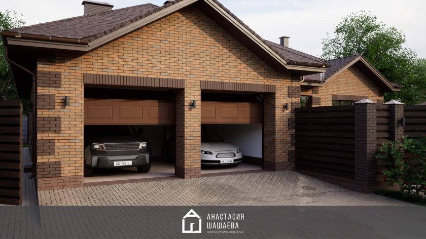 Дома с гаражом проекты