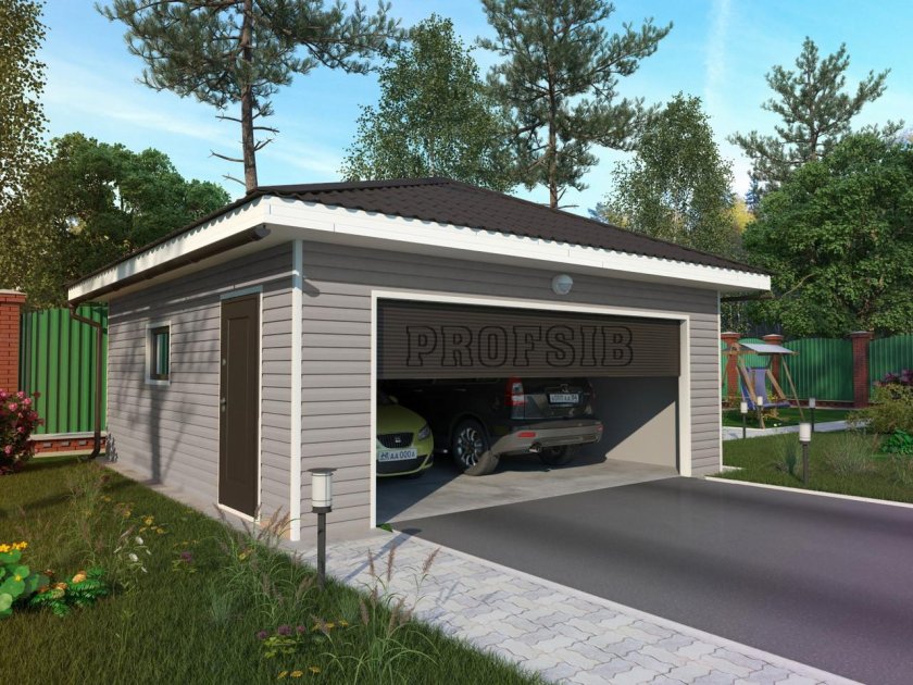 Гараж на 2 машины