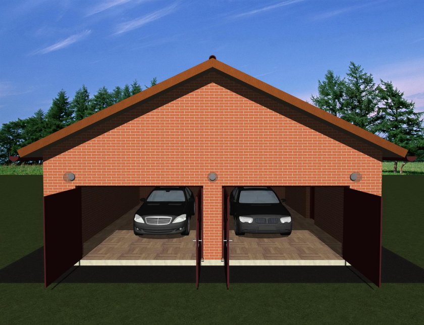 Гараж на 2 машины