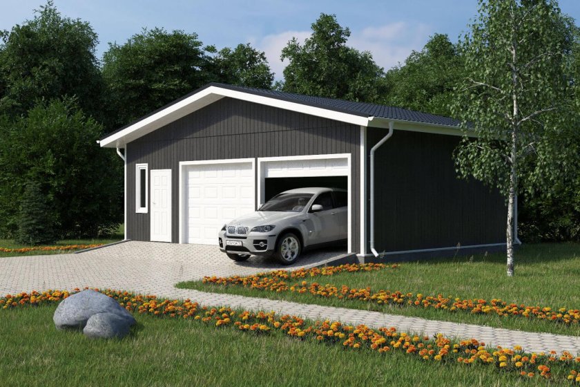 Гараж на 2 машины