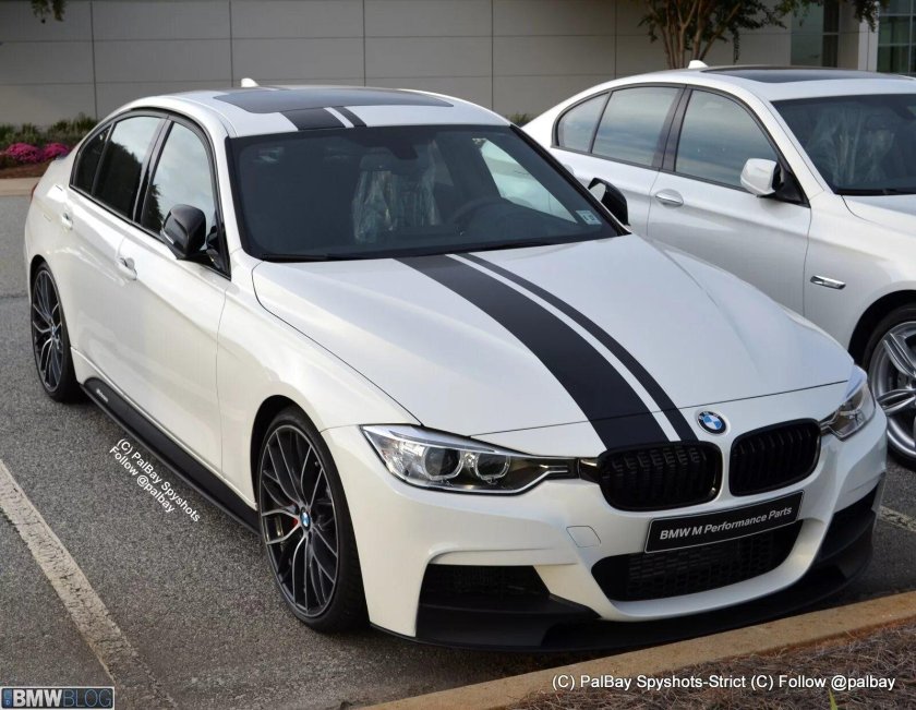 BMW f30 m Performance белая