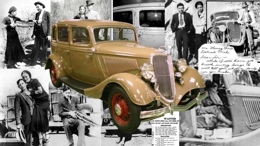 Форд v8 Бонни и Клайда