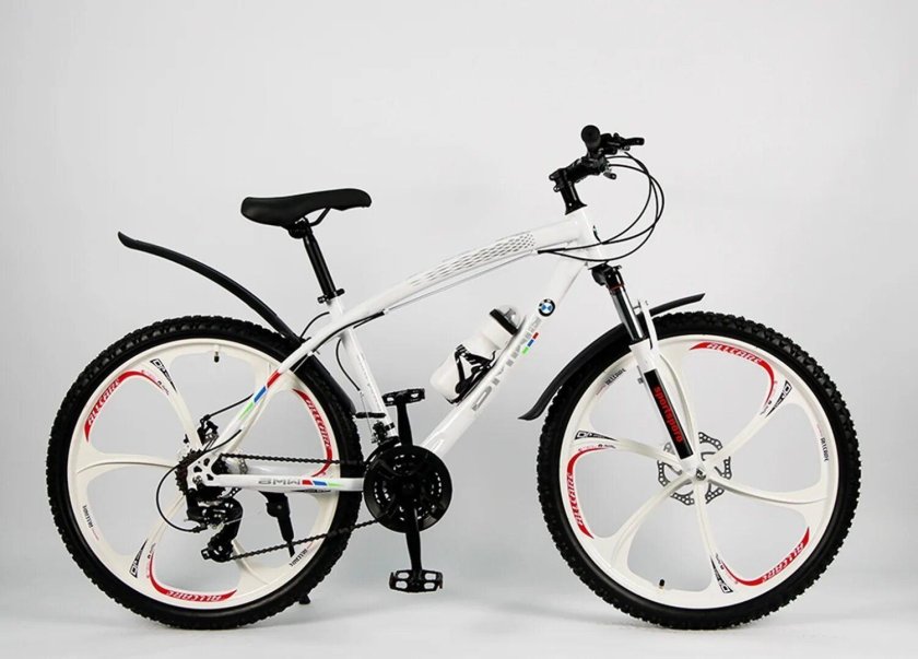 Складной велосипед BMW 26r на литых дисках черный премиум