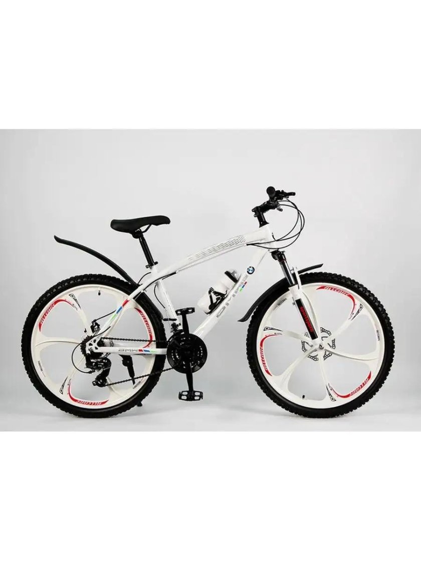 Складной велосипед bmw 26r на литых дисках черный премиум