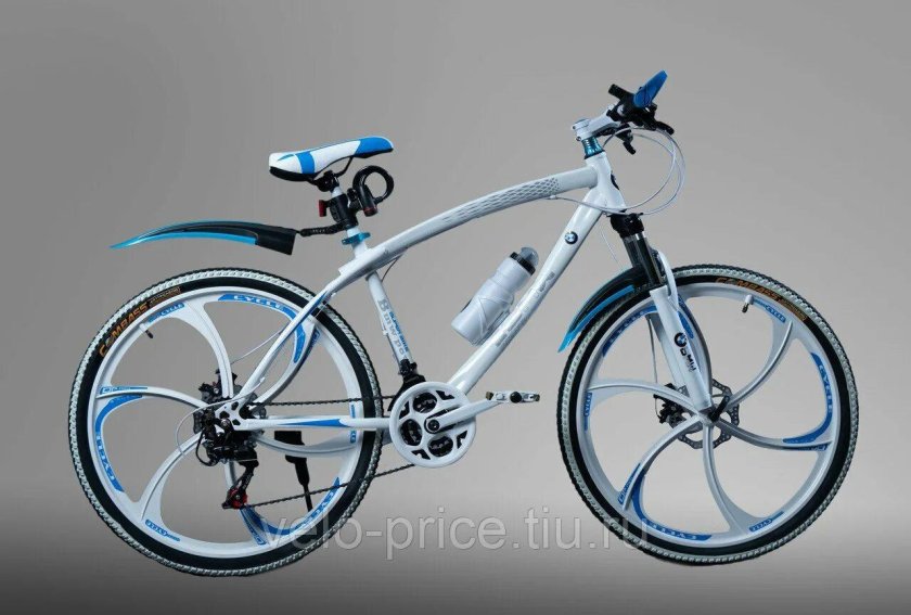 Велосипед BMW "литые диски" жёлтый x1