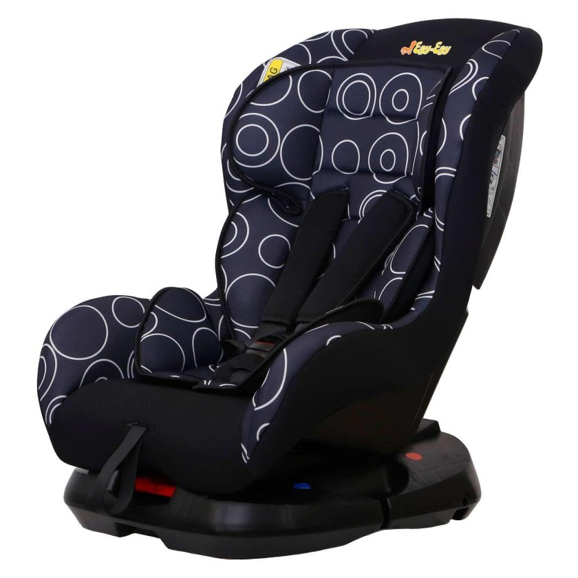 Автокресло еду-еду гр.0-1 0-18кг черный с кольцами ks303 kres0334