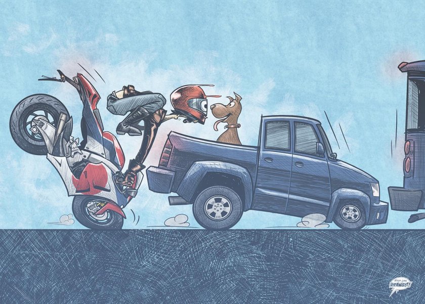 Картинки машина без тормозов