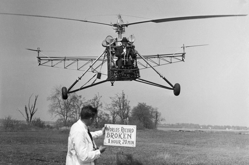 Игорь Сикорский первый вертолет