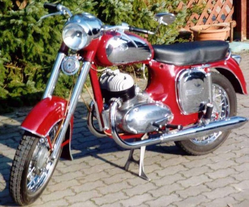 Мотоцикл Ява 350 старушка