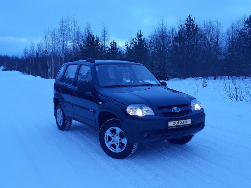 Нива Шевроле голубая